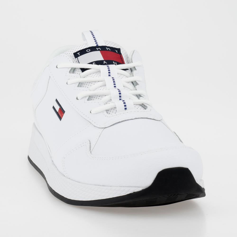 Topánky Tommy Jeans Flexi Runner EM0EM01080-YBR - biele
