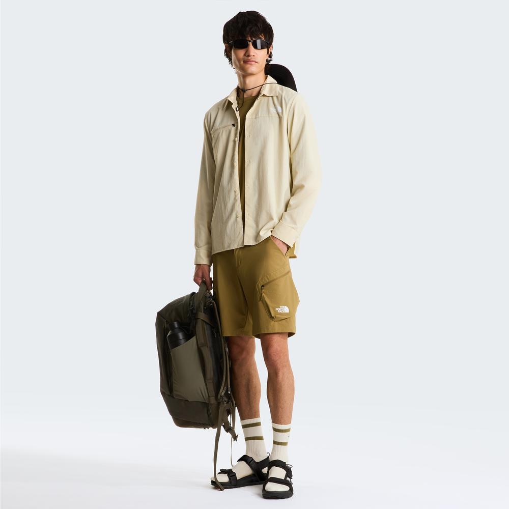 Pánske šortky The North Face Packable 0A8FUA2EL1 - hnedé