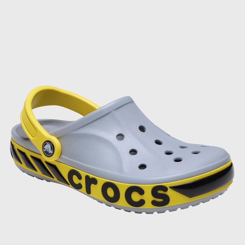 Klapky Crocs Bayaband Racer Band Clog 211182-007 - šedý