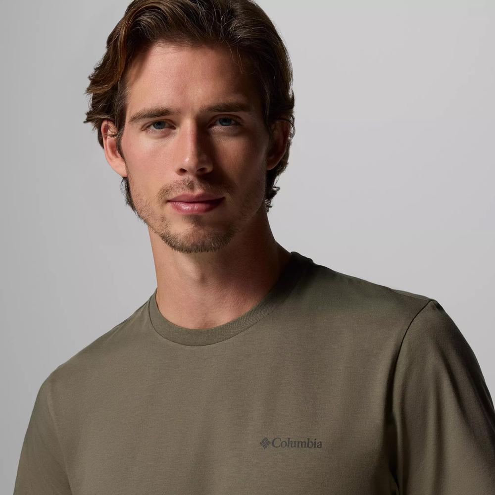 Mužský tričko Columbia CSC Basic 2154991397 - zelené