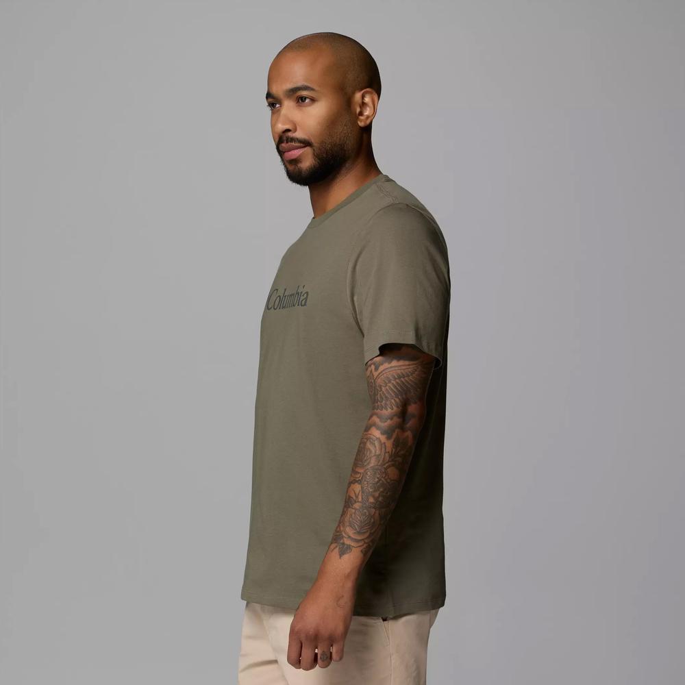 Mužský tričko Columbia CSC Basic Logo 2155001397 - zelené