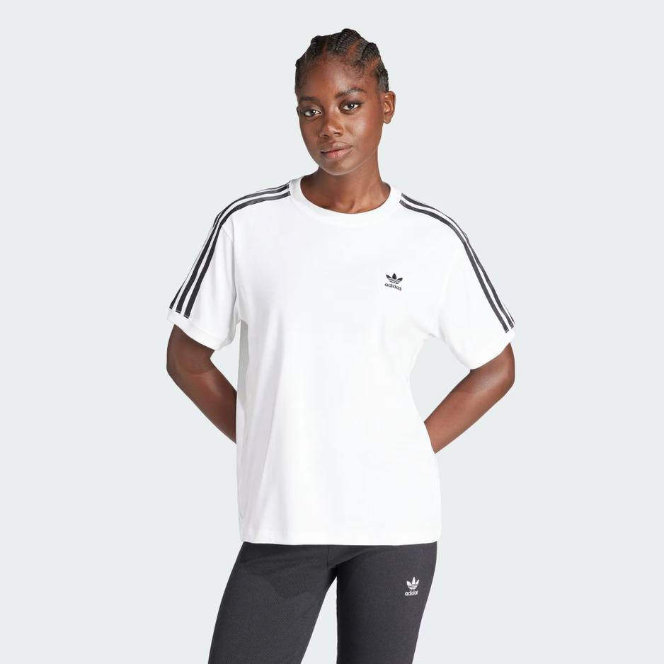 Tričko adidas Originals 3-Stripes IR8051 - biele