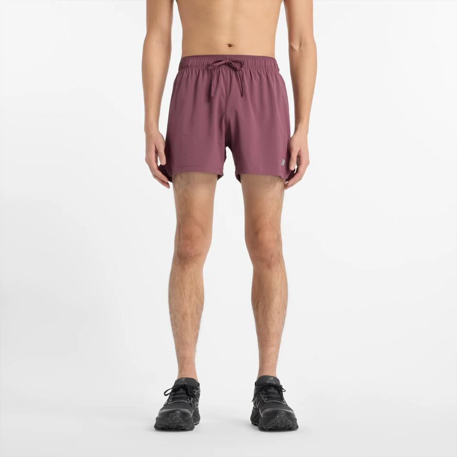Pánske šortky New Balance MS41286FDP - bordóvé