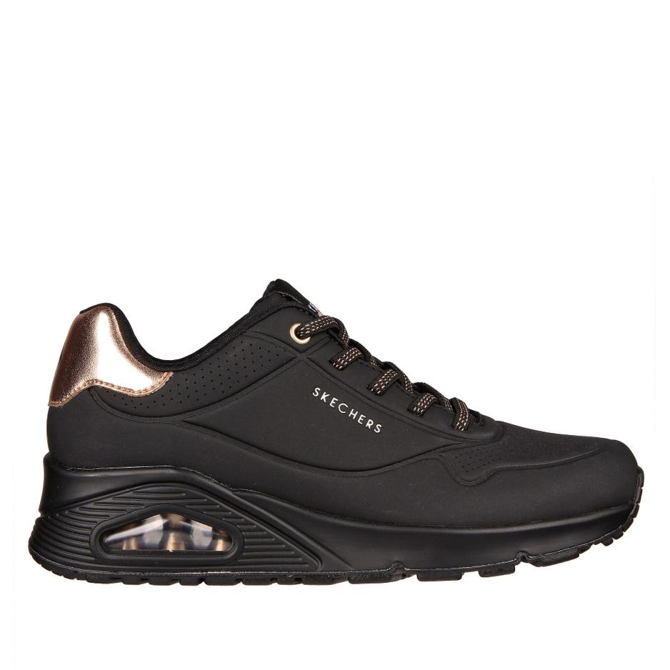 Topánky Skechers Uno Shimmer Away 155196BBK - čierne
