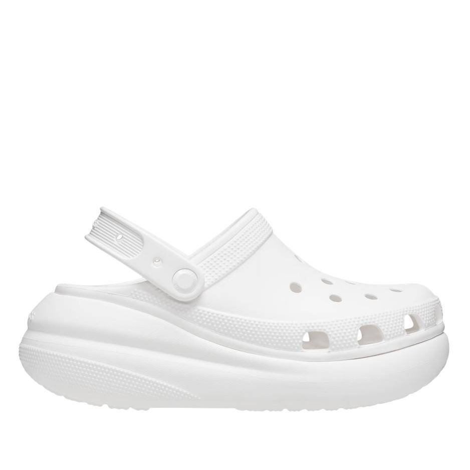 Klapky Crocs Classic Crush Clog 207521-100 - biele