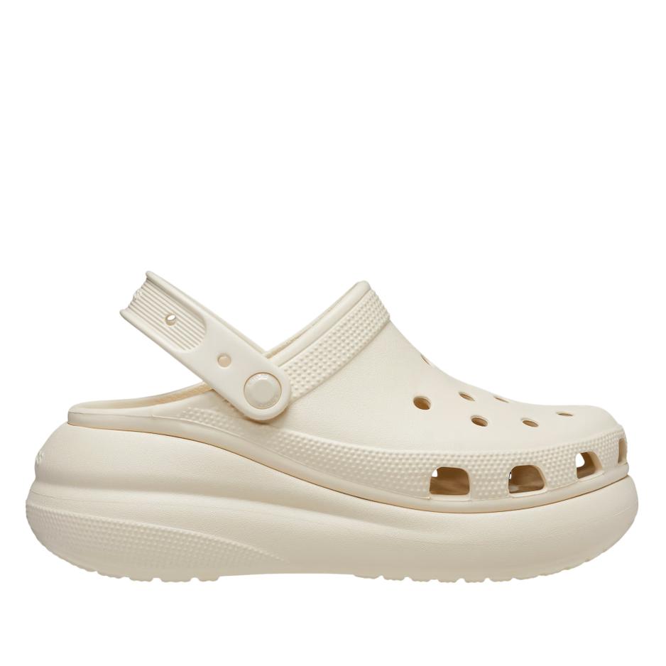 Klapky Crocs Classic Crush Clog 207521-2Y2 - krémové