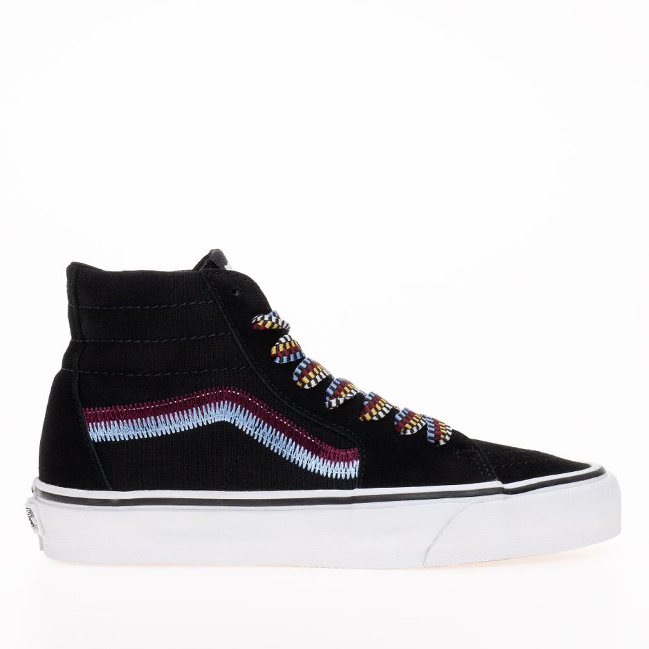 Topánky Vans Sk8-Hi Tapered Embroidery VN0009QPBMA1 - čierne