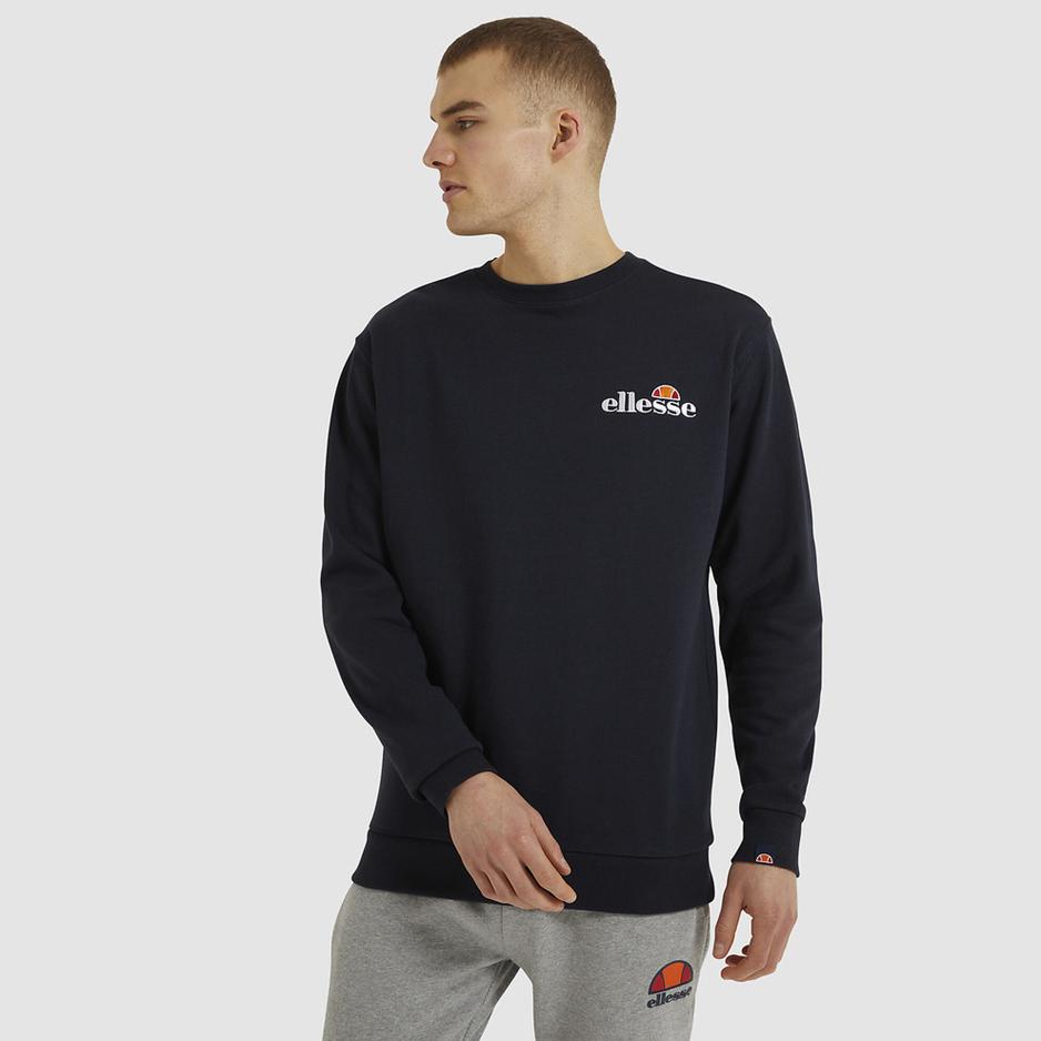Blúza Ellesse Fierro Crew SHS08784429 - tmavomodré