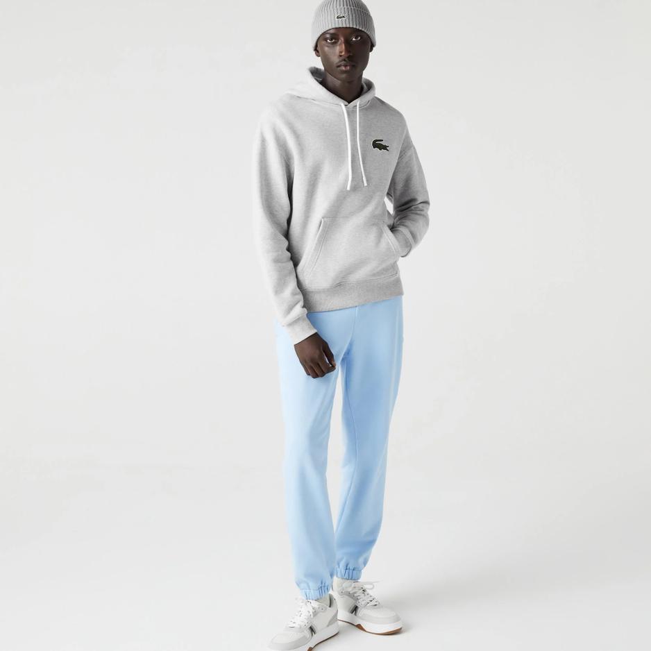 Blúza Lacoste Loose Fit SH6404-CCA - šedý