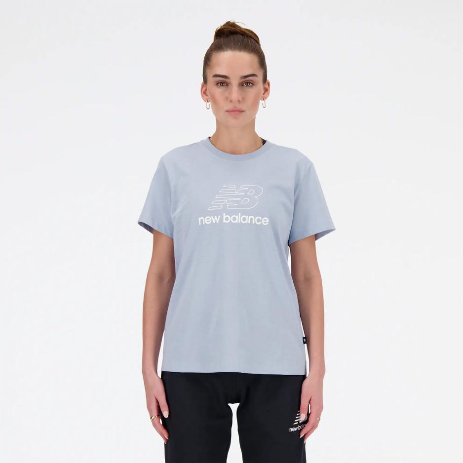 Dámske tričko New Balance WT41816LAY - modré
