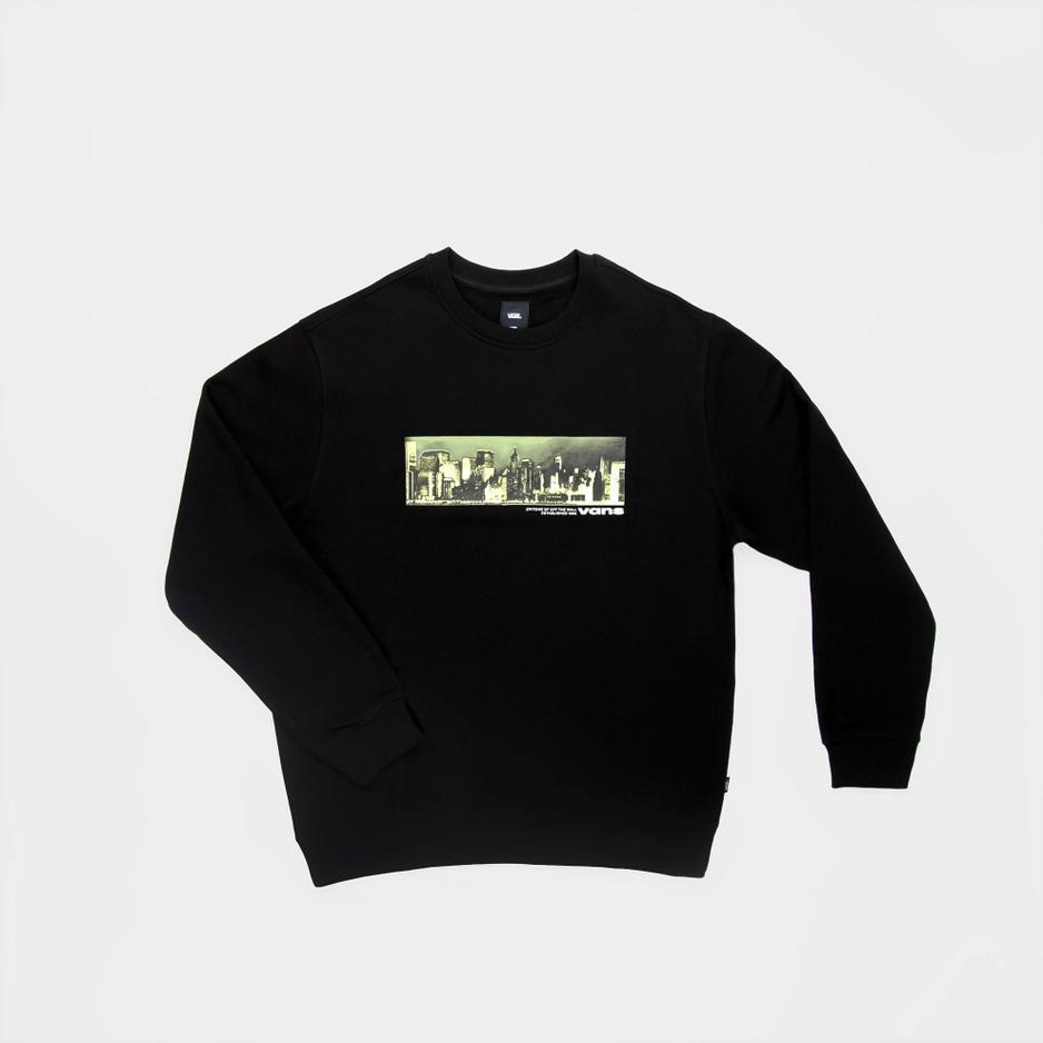 Blúza Vans Epitome Crew VN000HP3BLK - čierna
