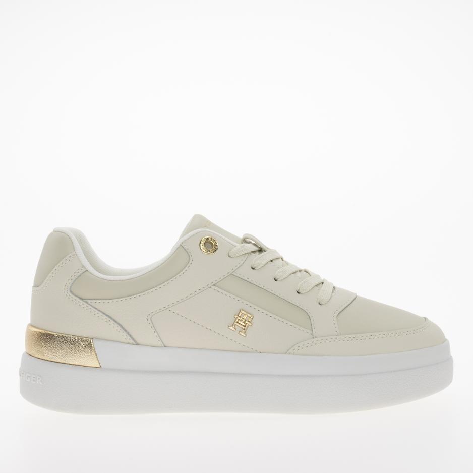 Topánky Tommy Jeans Feminine Court Sneaker FW0FW08126-ACG - béžové
